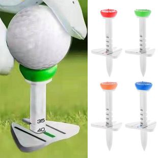 golf multi-function limit ball nail adjustable height ball seat with scale tee golf ball tee