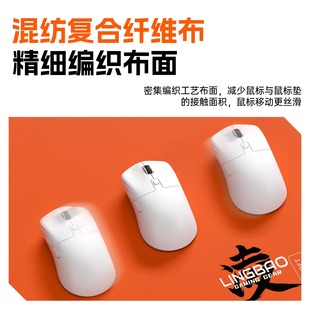Lingbao Rubber Pad Mouse Pad Special Pad for E-sports Games Computer Competitive Thickened Fine Face Edge Locking for Boys Home Office
