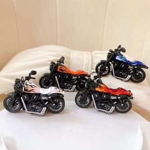 Креативный мини-мотоцикл Harley отодвинуть автомобильный брелок модная Персонализированная сумка модная крутая игрушка модель кулон оптом