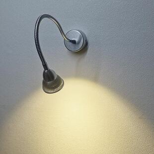 Led hose spotlights long pole bedside ceiling bedroom decorative lights wall lights shop machine tool background wall lighting