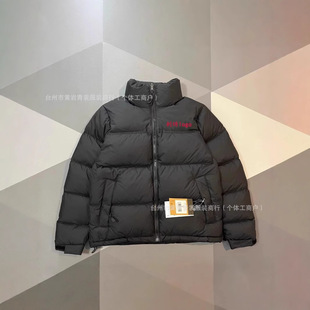 American Version 1996 Embroidered down Cotton Jacket for Men and Women, Loose and Versatile Casual Thickeneded Warm Classic Bread Jacket for Couples