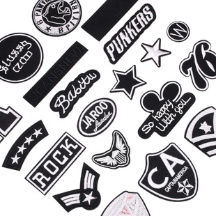 New Embroider Badge Fashion Cloth Patch Wholesale Patch Patch Clothing Handmade Decorative Ironing Patch Clothing Accessories Set