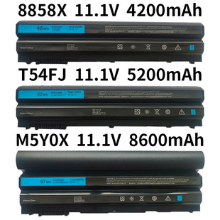 Подходящие батареи для ноутбуков Dell 8858X T54FJ M5Y0X E6420 E6520 E5420 E5520