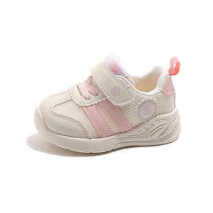 Spring 2025 New Baby Toddler Shoes Breathable Mesh Infant Shoes Soft Sole Non-slip Men's and Women's Baby Shoes