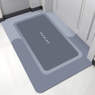 Simple floor mat entrance door mat entrance door household stain-resistant absorbent non-slip diatom mud hallway carpet floor mat