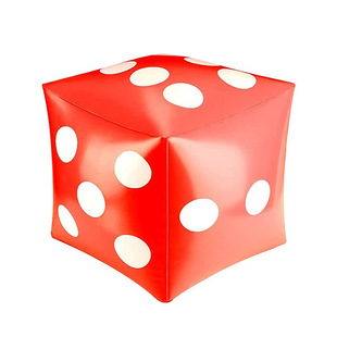 Cross-border spot PVC inflatable dice decompression inflatable big sieve bar KTV points toy inflatable atmosphere props