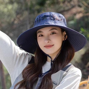 Hat Summer Men's Anti-ultraviolet Sunscreen Hat Sunshade Hollow Play Sun Hat Basin Hat Fisherman Hat