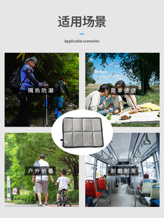 Outdoor Moisture-proof Folding Cushion Portable Hiking and Mountaineering Camping Mat Moisture-proof Cool Mat Outdoor Dirty-proof Thick Cushion