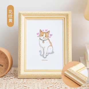 Simple American picture frame table 10 inch 8 inch 7 inch 6 inch 5 inch A4 inch creative retro living room photo frame wall wholesale