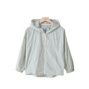 New sun protection clothing children's advanced raw yarn sun protection clothing UV protection coat boys and girls skin clothing air conditioning clothing