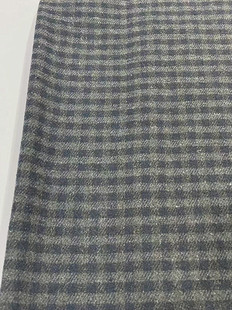 Woolen woolen cloth in stock sanding small plaid coat clothing/shoes and hats/bags fabric fabric Shaoxing supply