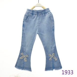 Pick-size Gabriel Children's Tencel Jeans Pants Spring and Summer New Anti-mosquito Pants Summer Thin Cool 20-24