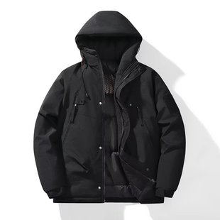 Spring and Autumn Loose 2024 Jacket Jacket Autumn Fashion Shichao Brand Hooded Jacket Jacket Men's New Trend
