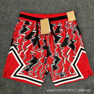 American-style but knee AJ trapeze shorts breathable quick-drying casual all-match quarterpants sports fitness basketball training pants
