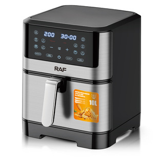 RAF European and American Regulations Cross-border Air Fryer 8L Large Capacity Touch Screen Smart Home Fryer Electric Baking Cooking