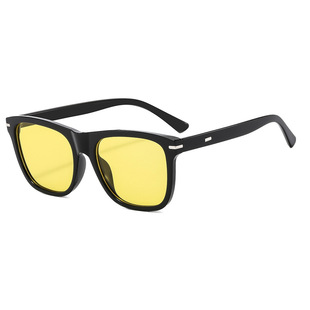 2024 new sunglasses sunglasses foreign trade women men's retro rice nail box UV sunscreen sunglasses