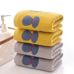 Factory puppy cartoon jacquard cotton towel absorbent face towel cotton towel spot wholesale
