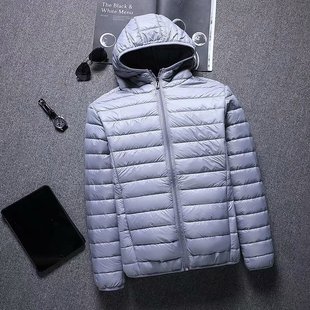 Autumn and Winter short plus size trendy brand stand collar cotton-padded coat loose lightweight down cotton-padded coat men and women plus size hooded cotton-padded jacket