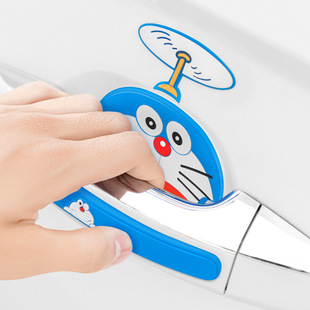 Car door bowl protection sticker car door anti-collision handle anti-collision strip door cute cartoon anti-scratch decoration car sticker