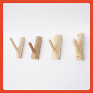∈Wholesale Solid Wood Hooks, Coat Hooks, Entrance Hooks, Branch Hooks, Original Ecological Solid Wood Coat Hooks, Wall Hooks