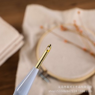 Factory direct stamp embroidery set material package manual embroidery needle wool embroidery bold copper tube needle wholesale stamp