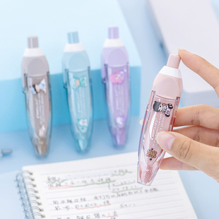 Students press the correction tape affordable installation correction tape correction modification small portable large capacity replaceable Core