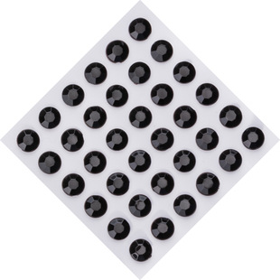 8MM36 Round Acrylic Crystal Sticker Single DIY Self-adhesive Adhesive Diamond Sticker Children's Gem Acrylic Diamond Sticker