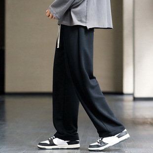 NASA Casual Pants Men's 2025 New Fashion Brand Loose Straight Pants Spring and Autumn Dipper Wide Leg Sports Pants for Men