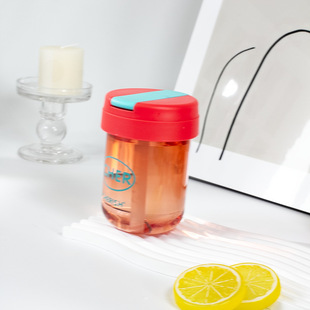 Children's Water Cup High-value Suction Tube Cup Women's Large Capacity Summer 2024 Scented Tea Plastic Cup Tea Separation Student Kettle