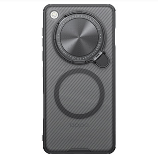 Nillkin Nelgin for OPPO Find X8 Black Mirror Magnetic Protective Shell Lens Cover Bracket Mobile Phone Case