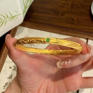 Vacuum Coated Bracelet Gankun Ring Bracelet Men and Women Couple Ring [Bright Face] Bracelet