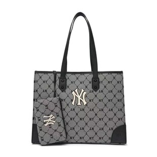 Корейская сумка mlb toete новый ny пресбиобая буква портативная сумка на плечо ретро горизонтальная сумка большой емкости сумка для мамы