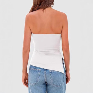 Amazon European and American 2025 Spring and Summer New Women's Sleeveless Vest Fashion Spice Girl Sexy Top Cross-border Women's Clothing