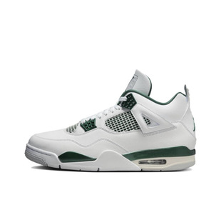 Путянь Чуньюань AJ4 Реальные баскетбольные кроссовки Classic Цяо 4 белый зеленый черный гром