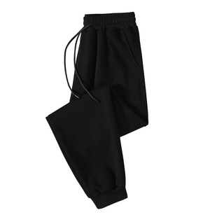 2025 New Youth Trousers Men's Sports Pants for Fatty Fat Guy Leg Pants Plus Weight Plus Casual Loose Guard Pants