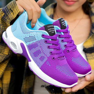 Shoes for Women 2025 Large Size Sports Shoes Lightweight Air Cushion Running Shoes Dropshipping Fashion Color Matching Women's Shoes