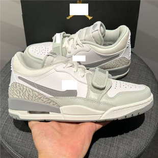Putian Chunyuan AJ312LOW Low-top New Coconut Milk White Grey Green Mandarin Duck Blue and White Air Cushion Basketball Shoes sneaker