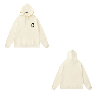 Autumn and winter embroidery loose letter 2024 fashion brand Coverna South Korea * sweater casual niche couples all-match hooded