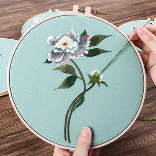 Embroidery diy handmade boyfriend creative gift Su embroidery material bag to pass the time antique embroidery kit