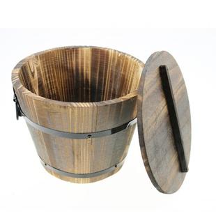 ✷ High-Quality Wooden Rice Bucket, Rice Bucket, Restaurant, Hotel, Commercial Portable Sushi Lunch Box Bucket