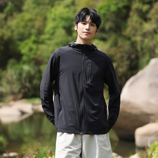 Bird Home Same Style Sunscreen Clothing Men's 7A Antibacterial Fabric New Summer Men's Ice Silk Sunscreen Clothing Breathable Skin-Friendly Top