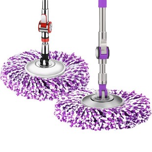 Mop Rod Mop Head Replacement Universal Hand Pressure Rotating Mop Rod Single Rod Mop Accessories Daquan Household Mop Head