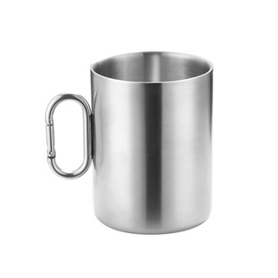 Outdoor Cup Portable Stainless Steel Folding Water Cup Drop-resistant Travel Coffee Cup Beer Cup Camping Camping Cup