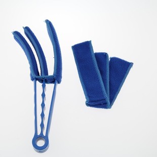 Factory sales ABS material air conditioning cleaning brush removable and washable cleaning clip multi-color suit louver brush in stock wholesale