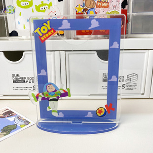 Новая Toy Story Фоторамка Акриловая снос Музыка Трехдюймовая фотография Aidou Card Display Card