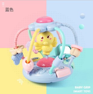 Baby Chick Звук и свет Музыка Мягкий клей Ручной мяч Детские бусины для раннего развития Бисерный зубной клей Погремушка Детская игрушка