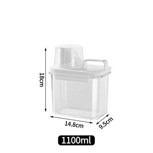 Kitchen Grain Storage Tank Transparent Portable Grain Storage Box Insect-Proof Sealed Tank Moisture-Proof Storage Tank