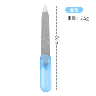 Manufacturers stainless steel nail file double-sided nail strip pick bright nail sandblasting rub nail mud barbed nail tools