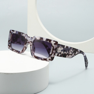 2024 New Cross Border Square Sunglasses Trendy Street Shooting Modern Charm Retro Sunglasses 9236
