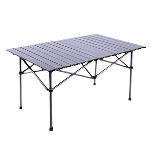 Folding portable outdoor table stall camping fishing picnic table outdoor self-driving barbecue light free shipping.
